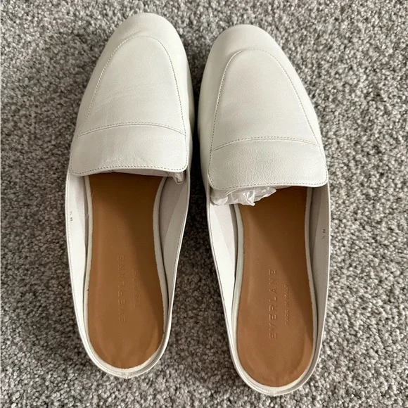 Everlane Shoes Everlane Day Loafer Mule Flats Shoes 85 White